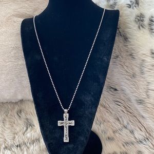 Unisex Stainless Steel Cross on chain